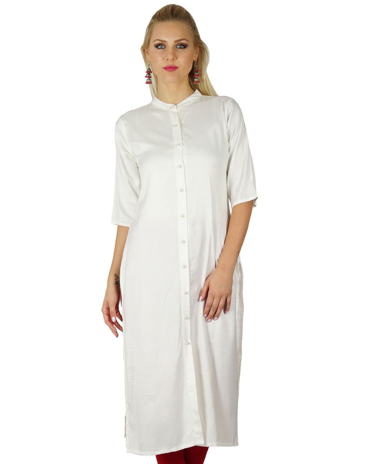 Buy White Kurtas for Women by Siah Online | Ajio.com